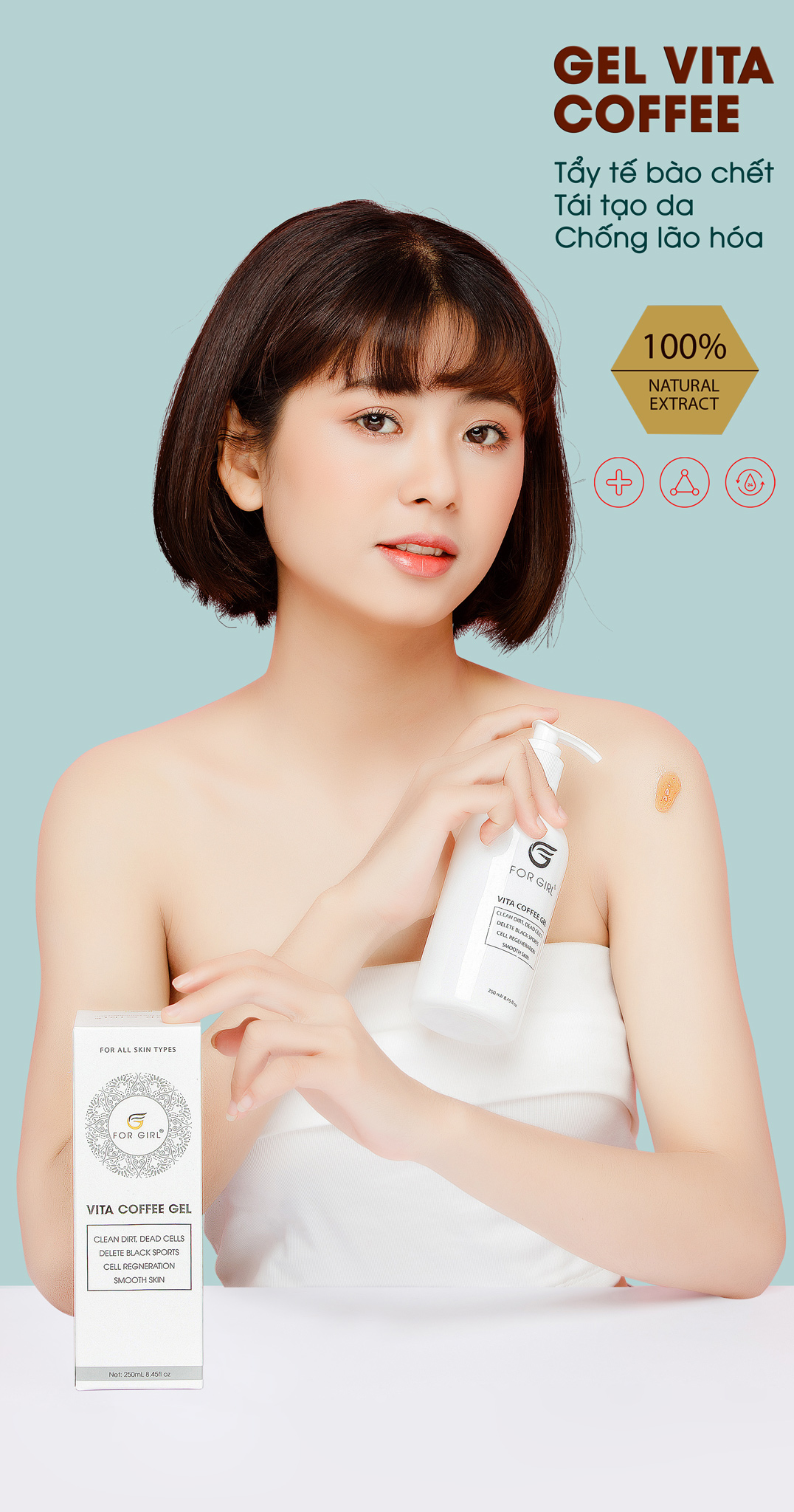 gel tẩy tế bào chết for girl