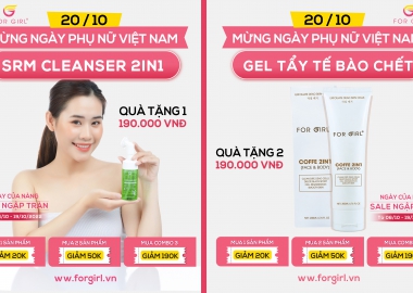 Mừng ngày PHỤ NỮ VIỆT NAM 20/10 Tưng bừng khuyến mãi!